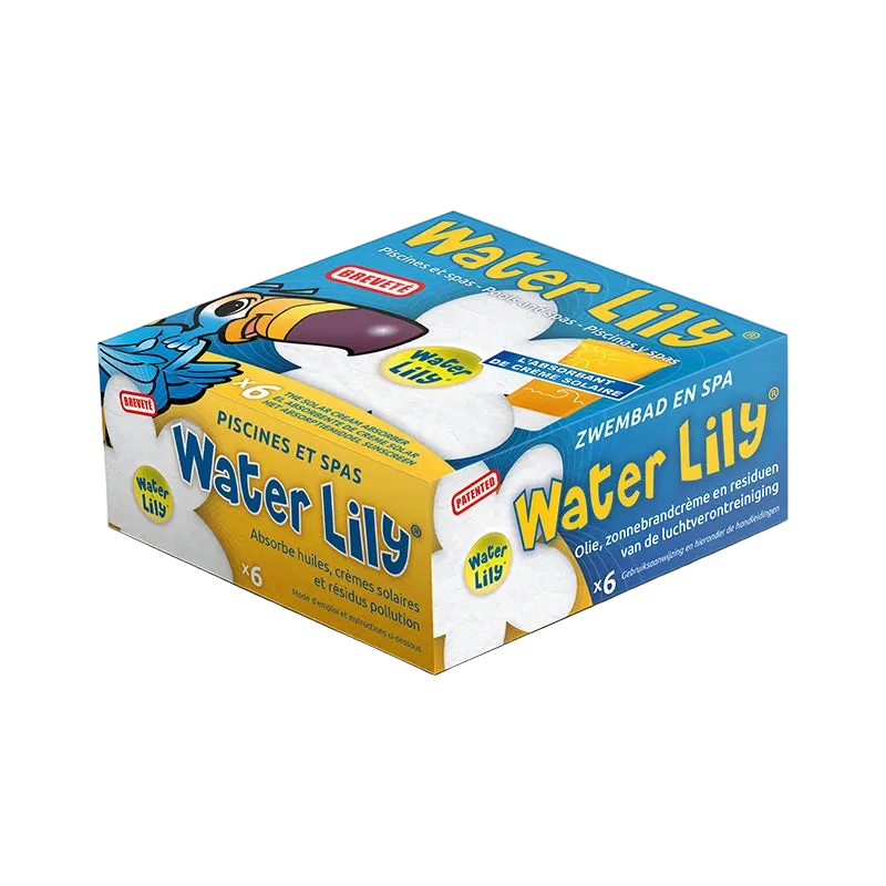Water Lily är en flytande fettabsorbator