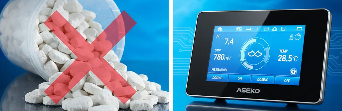 Därför ska du aldrig använda klorpuckar i en automatisk pool - Poolbygget