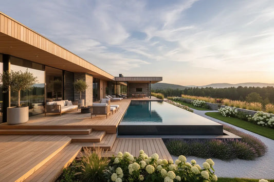 Glasfiber, Thermopool eller Stålvägg? - Poolbygget