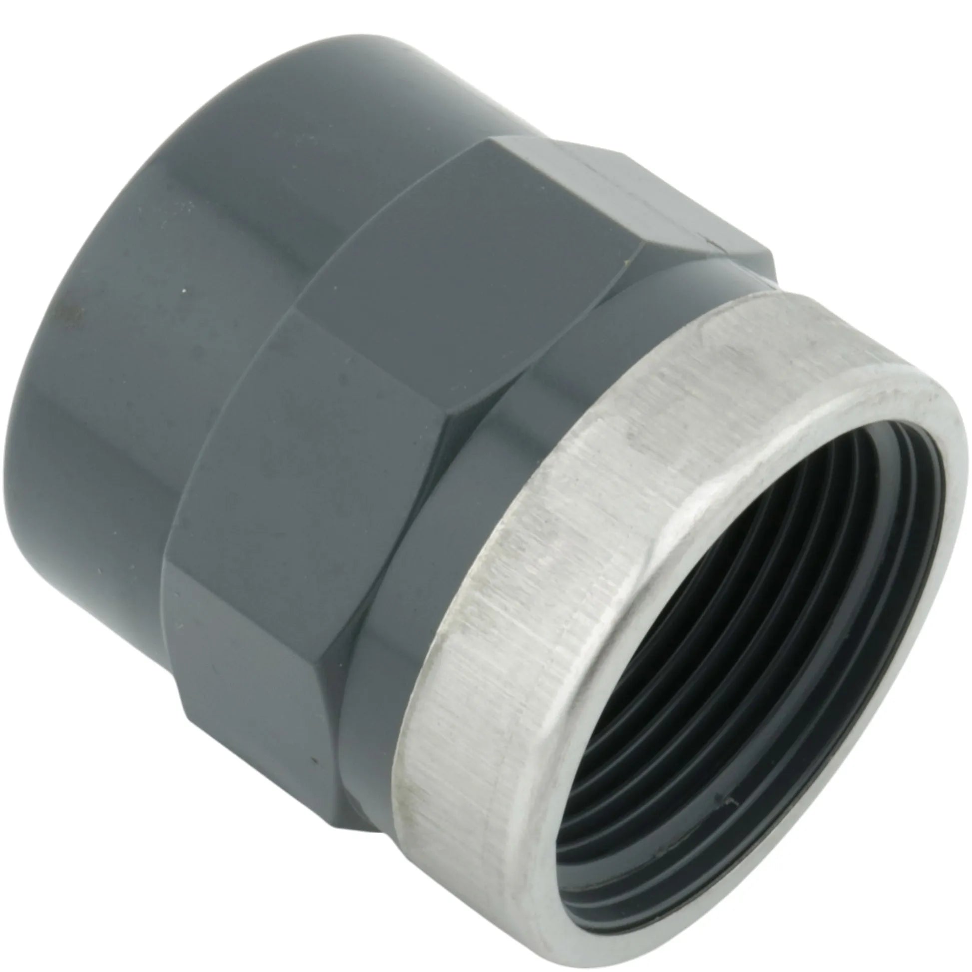 Övergångsmuff PVC-U 32 mm x 1" limsockel x inv gänga - Poolbygget