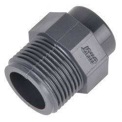 Reduktionsnippel utv. gänga 1/2" x inv. gänga 3/8" - Poolbygget