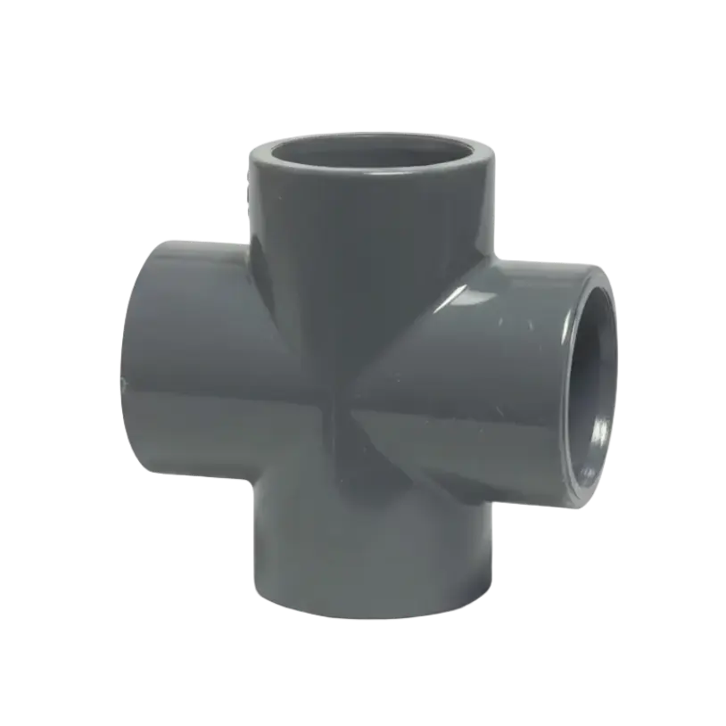 Kryss PVC-U 50 mm limsockel - Poolbygget