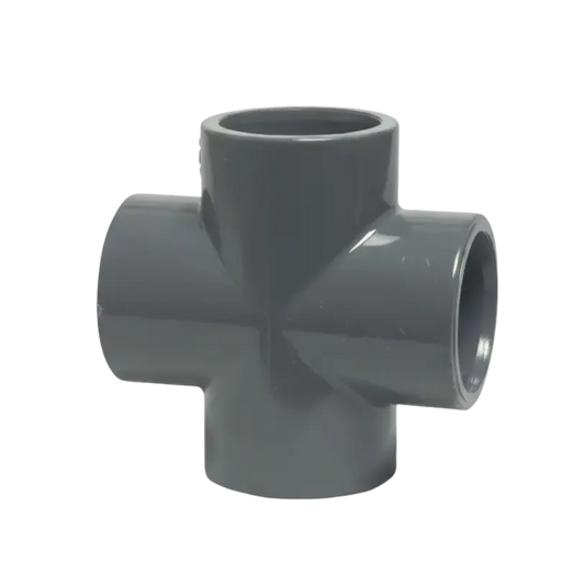 Kryss PVC-U 50 mm limsockel - Poolbygget