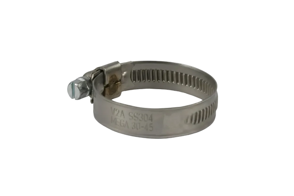 Slangklämma snäckskruv rostfritt 35 mm x 50 mm - Poolbygget